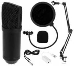 Iso Trade ISO 8957 Profesionálny štúdiový mikrofón pre náročných užívateľov so stojanom