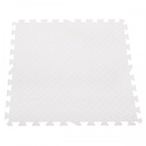 Eva  Penový koberec 60 x 60 cm 4 ks biela