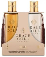 Grace Cole Grace Cole Sprchový gél + Hydratačné telové mlieko - Oud Accord & Velvet Musk, 2x300ml