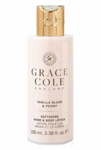 Grace Cole Grace Cole Hydratačné mlieko na ruky a telo v cestovnej verzii - Vanilla Blush & Peony, 100ml