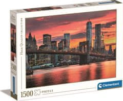 Clementoni Puzzle Rieka East River za súmraku, USA 1500 dielikov