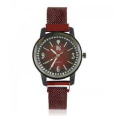 JG Kurren JG Z3119 Dámske magnetické hodinky červené