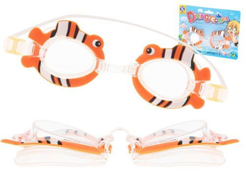 KIK  KX5565 Detské plavecké okuliare rybičky