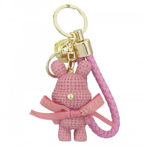 eCa  BRL120 Prívesok na kľúče - Sweet Bunny ružový