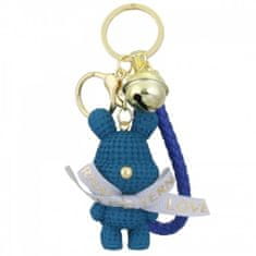 eCa  BRL121 Prívesok na kľúče - Sweet Bunny modrý