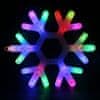  Vianočná závesná LED Snehová vločka 39 x 39 cm, IP20 multicolor
