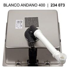 BLANCO ANDANO 400-IF 522957 jednodrez bez odkvapu hodvábny lesk drez vstavaný/do roviny - Blanco
