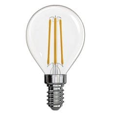 EMOS LED žiarovka ZF1221 LED žárovka Filament Mini Globe 3,4W E14 neutrální bílá
