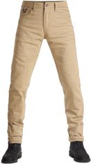 PANDO MOTO nohavice jeans ROBBY COR 01 Short béžovej 32