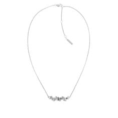 Calvin Klein Slušivý oceľový náhrdelník s kryštálmi Luster 35000228