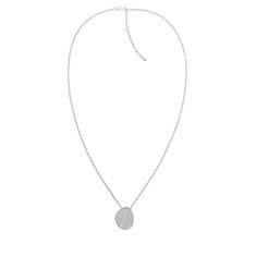 Calvin Klein Slušivý oceľový náhrdelník s kryštálmi Fascinate 35000222