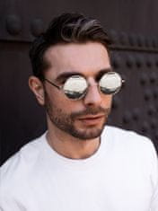 VeyRey polarizačné slnečné okuliare Lennon Braam stříbrná