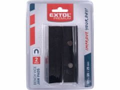 Extol Premium Čeľuste plastové pre zverák, 113mm, magnet, TPU, EXTOL PREMIUM