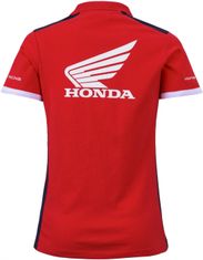 Honda polo tričko RACING 23 dámske černo-bielo-červené M