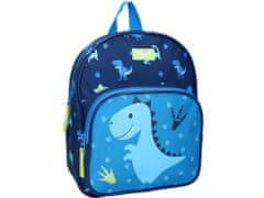 Vadobag Modrý detský ruksak Dinosaurus
