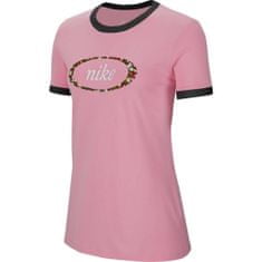 Nike Tričko výcvik ružová M Sportswear Femme