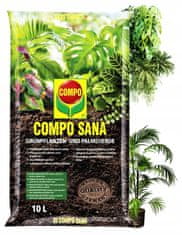 COMPO Zemný substrát pre zelené rastliny a palmy 10 l