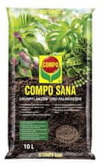 COMPO Zemný substrát pre zelené rastliny a palmy 10 l