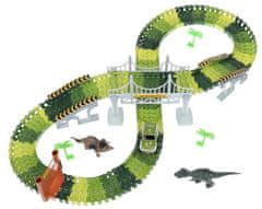 Kruzzel Dinosaurie autodráha 142 dielikov