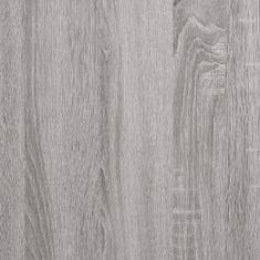 Vidaxl Zasúvacie konferenčné stolíky 2 ks sivé sonoma kompozitné drevo