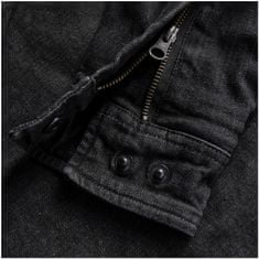 BROGER košeľa ALASKA Jeans washed čierne L