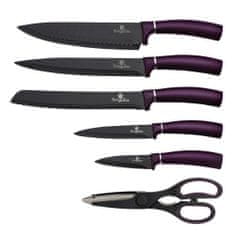 Berlingerhaus Súprava nožov v stojane 7 ks Purple Eclipse Collection