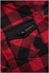 BROGER košeľa ALASKA dámska černo-červená XL
