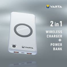 VARTA bezdrátová powerbanka Portable Wireless, 10000mAh