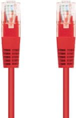 C-Tech kábel UTP, Cat5e, 1m, červená