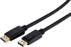 C-Tech kábel Displayport 1.2, 4K@60Hz, M/M, 2m