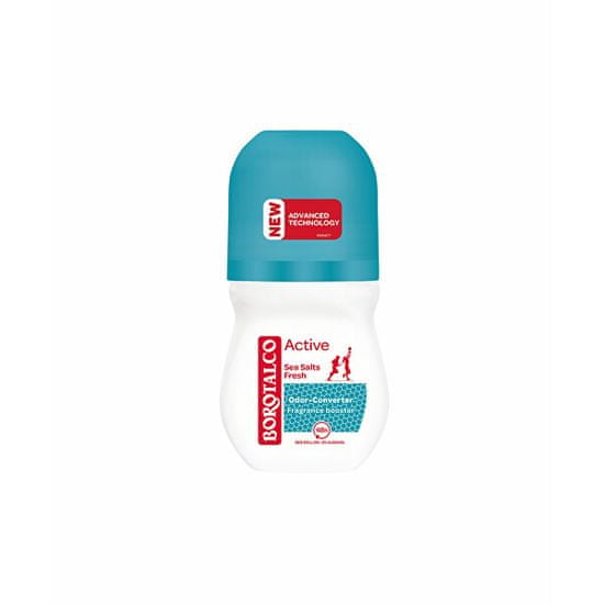 Borotalco Guličkový dezodorant morská soľ Active (Sea Salt Fresh ) 50 ml