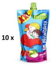 Hello ovocná výživa XXL s malinami 10 x 200 g