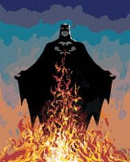 ZUTY Maľovanie podľa čísel 40 x 50 cm Batman - v plameňoch