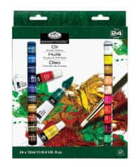 Royal & Langnickel Olejové farby ARTIST 24x12ml + 2 štetce