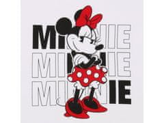 Disney Minnie Mouse Disney Dámske bavlnené pyžamo s krátkym rukávom v čiernej a bielej farbe s bodkami L