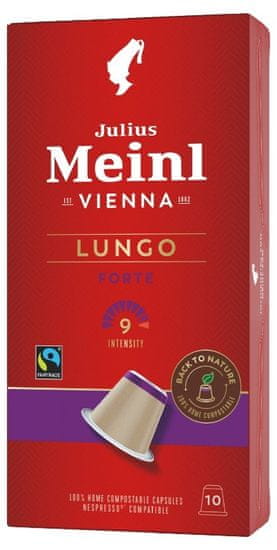 Julius Meinl Biologicky kompostovateľné kávové kapsule Lungo Forte 10 ks