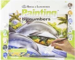 Royal & Langnickel Royal Langnickel Maľovanie podľa čísel - delfíny