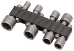 XLtools Sada nástrčných hlavíc na držiaku bez magnetu, 8-dielna, 5,6,7,8,9,10,11,12 mm, XL-TOOLS 