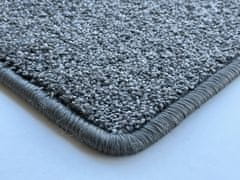 Vopi AKCIA: 100x120 cm Metrážny koberec Capri šedej (Rozmer metrového tovaru S obšitím)