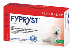 Fypryst spot on dog 2-10kg sol S 1x0,67ml