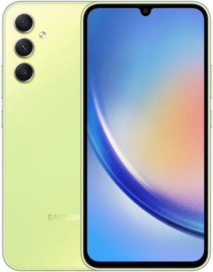 SAMSUNG Galaxy A34 5G, 8GB/256GB, Awesome Lime