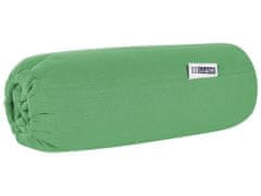 Beliani Bavlnená posteľná plachta 200 x 200 cm zelená JANBU