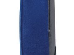 Beliani Čalúnené zamatové kreslo v námorníckej modrej farbe VIBORG II