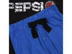Pepsi PEPSI Námornícke a čierne dámske bavlnené pyžamo s krátkym rukávom L