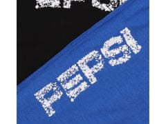 Pepsi PEPSI Námornícke a čierne dámske bavlnené pyžamo s krátkym rukávom L