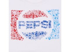 Pepsi PEPSI Bielo a tmavomodré dámske bavlnené pyžamo s krátkym rukávom M