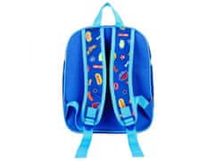 Paw Patrol Paw Patrol Námornícky modrý 3D batoh do škôlky pre chlapca 32x27x11 cm Univerzálny