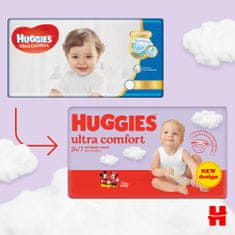 Huggies HUGGIES Plienky jednorazové Ultra Comfort Mega 4 (7-18 kg) 66 ks
