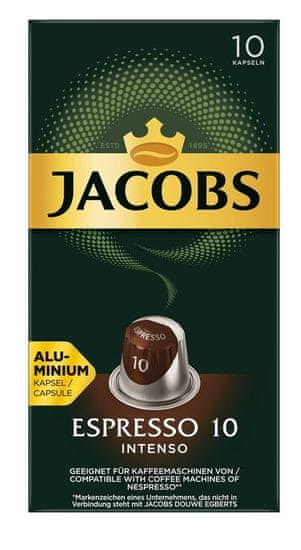 Jacobs Espresso intenzita 10, 10 ks kapsúl pre Nespresso®*