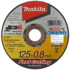 Makita 25x kotúč 125x0,8 mm pre kov INOX E-10877